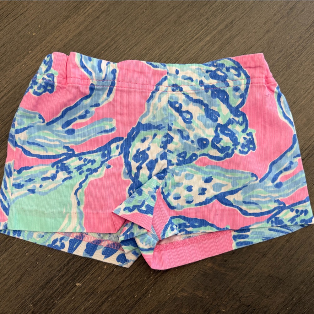 Girls Lilly Pulitzer Colorful Floral Print Shorts